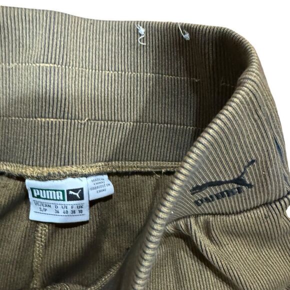 Puma Ribbed Gold Workout Athletic Leggings Tights Size S - Picture 5 of 9